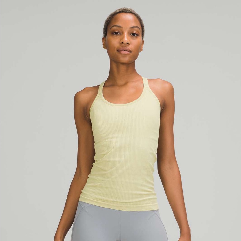 Lululemon Ebb To Street Tank Top Dew Green Size 2